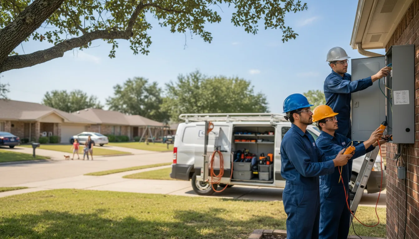 Certified electrician providing emergency electrical services in Covington, OH